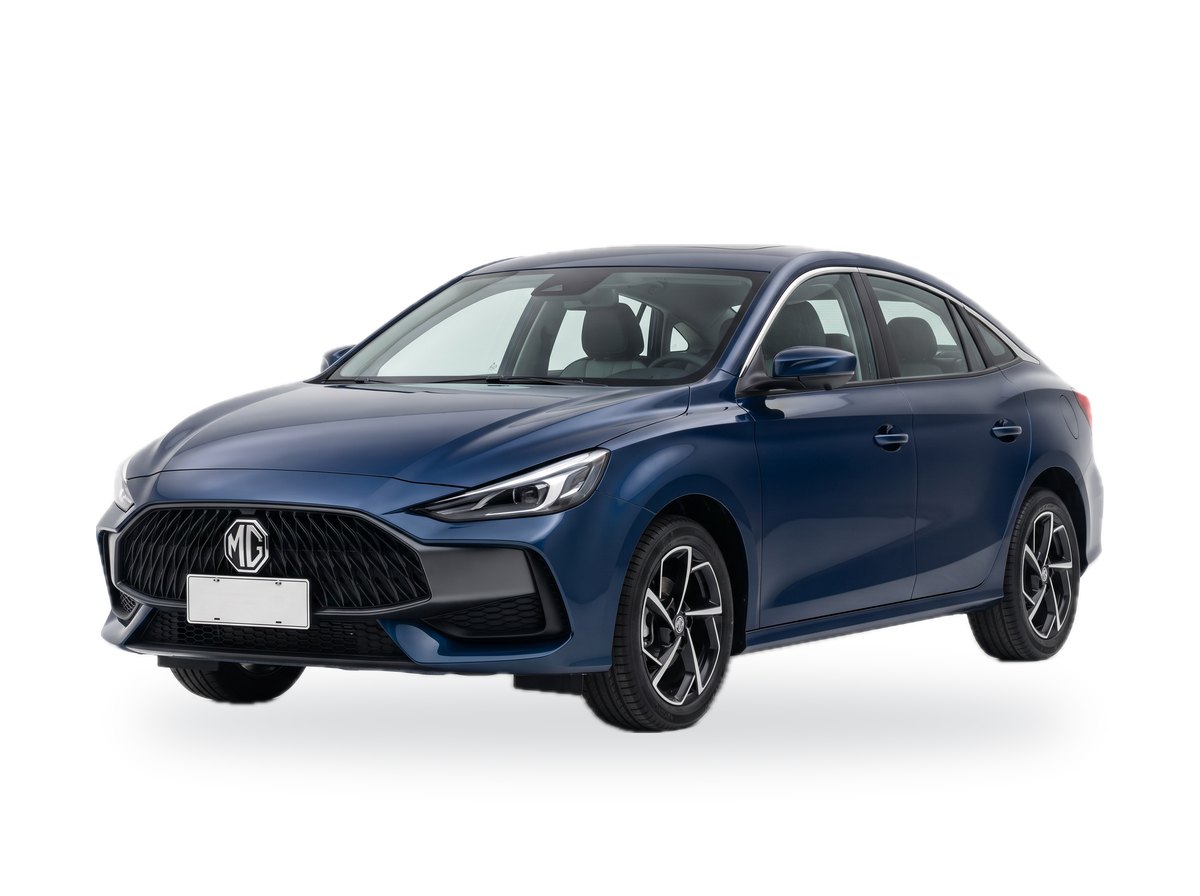 MG 5 sedán azul